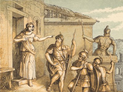 The Two Spies by English School