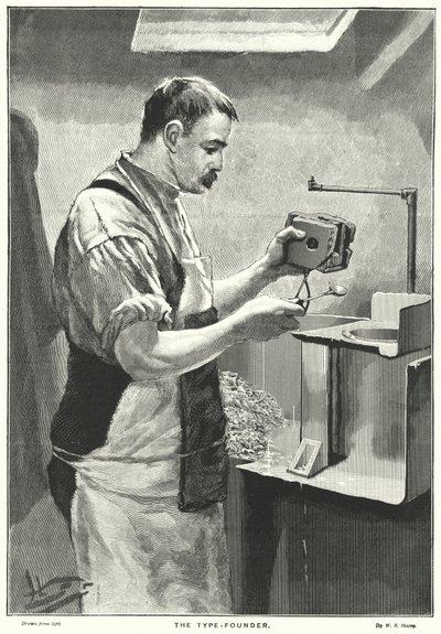 The Type-Founder by English School