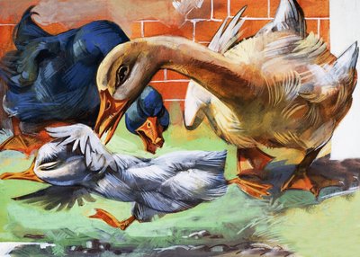 The Ugly Duckling by English School