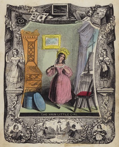 The Vain Little Girl by English School