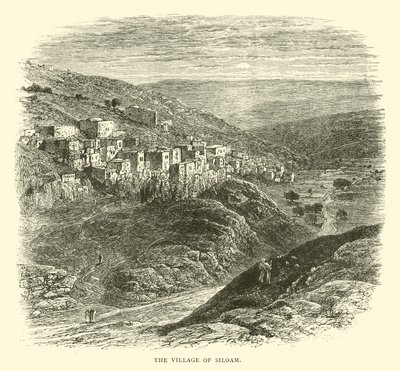 The Village of Siloam by English School
