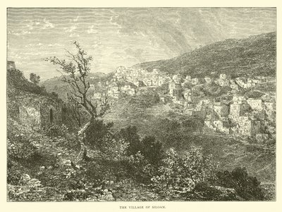The Village of Siloam by English School