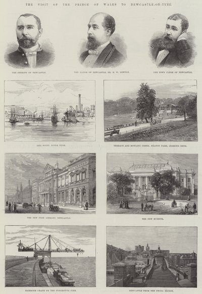 The Visit of the Prince of Wales to Newcastle-on-Tyne by English School