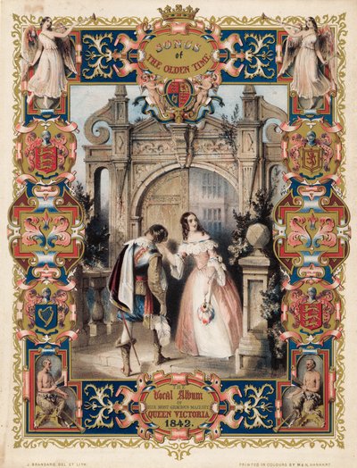 The Vocal Album of Her Most Gracious Majesty Queen Victoria 1842 by English School