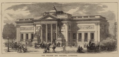 The Walker Art Gallery, Liverpool (engraving) by English School