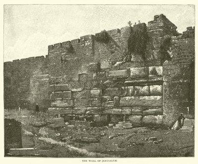 The Wall of Jerusalem by English School