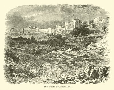 The Walls of Jerusalem by English School