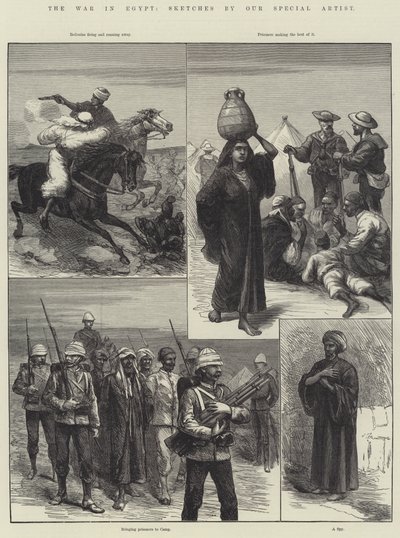 The War in Egypt by English School
