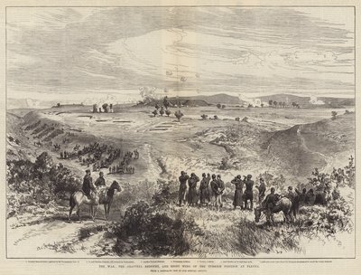 The War, the Gravitza Redoubt, and Right Wing of the Turkish Position at Plevna by English School