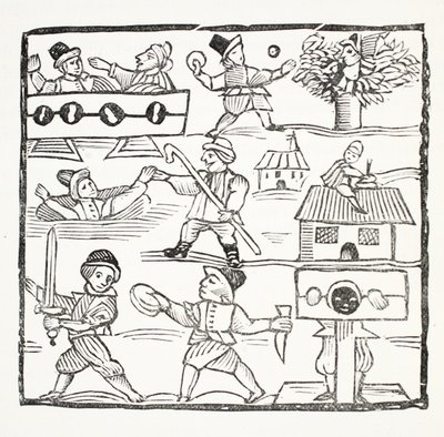 The Welch Traveller, or The Unfortunate Welchman by Humphrey Cornish (illustration) by English School