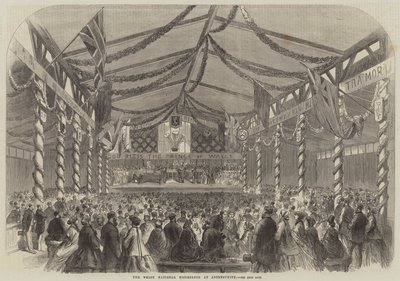 The Welsh National Eisteddfod at Aberystwith by English School