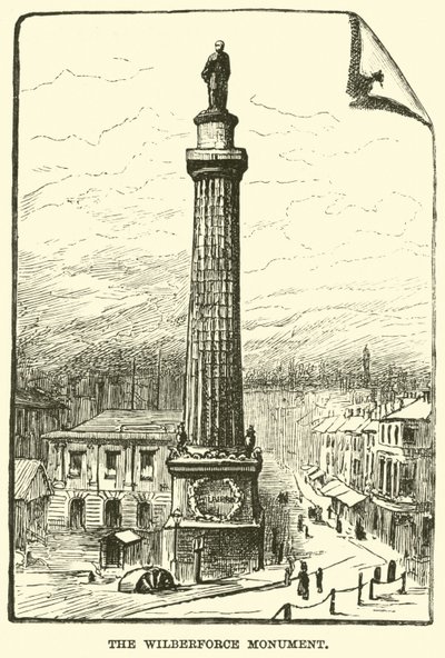 The Wilberforce Monument by English School
