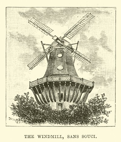 The Windmill, Sans Souci by English School