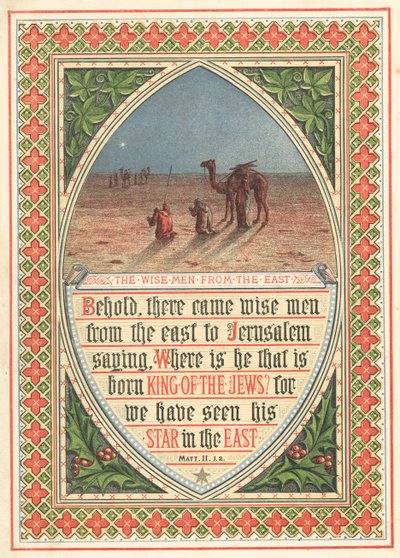 The Wise Men from the East by English School