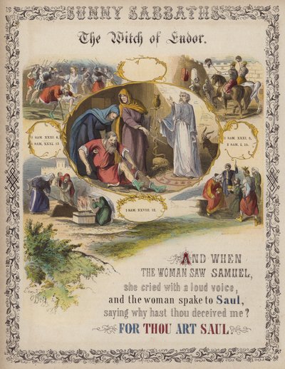 The Witch of Endor by English School