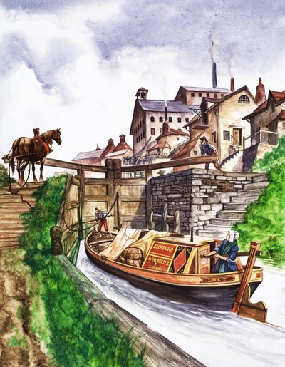 The Wonderful Story of Britain: Why Canals Are Made by English School