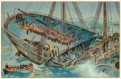The Wreck of the "Birkenhead" by English School