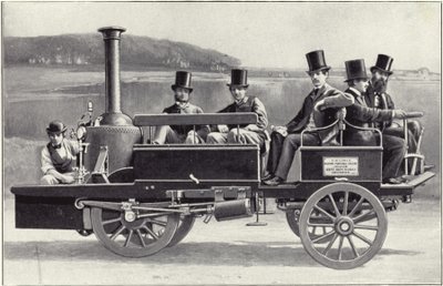The Yarrow-Hilditch Steam Carriage by English School