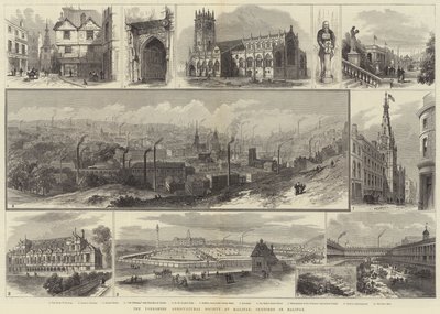 The Yorkshire Agricultural Society at Halifax, Sketches in Halifax by English School
