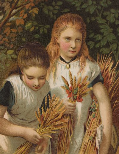 The Young Gleaners by English School