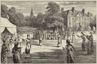 The ancient national game of stoolball by English School