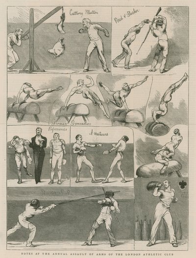 The Annual Assault of Arms of the London Athletics Club by English School