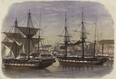 The Arsenal at Naples by English School