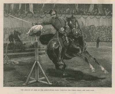 The Assault of Arms at the Agricultural Hall by English School