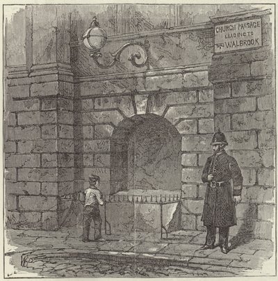 The attempt to blow up the Mansion House by English School