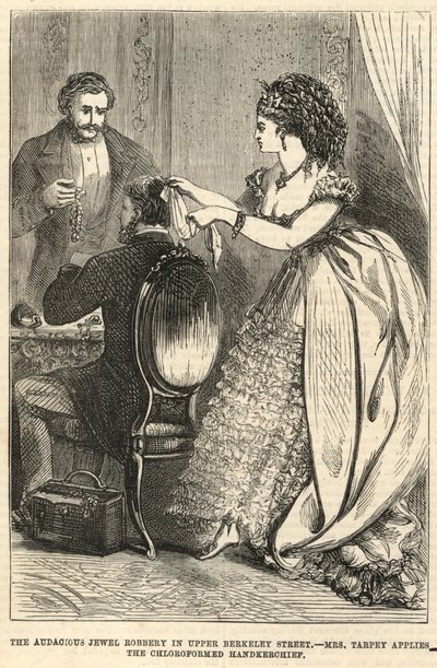 The Audacious Jewel Robbery in Upper Berkeley Street by English School