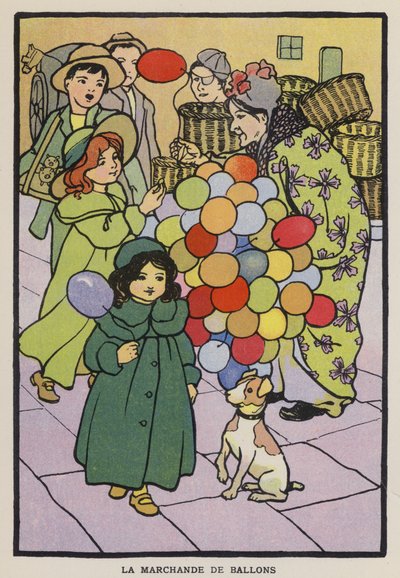 The Balloon Seller by English School