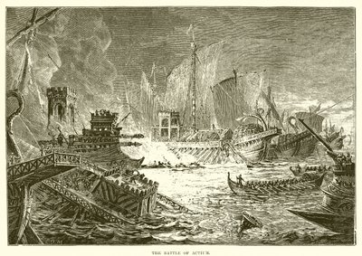 The Battle of Actium by English School