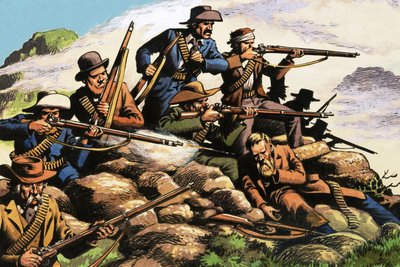 The Battle of Majuba Hill, First Boer War by English School