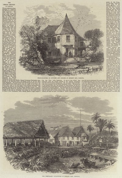 The black Revolt in Jamaica by English School