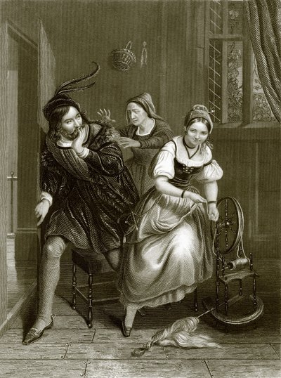The blind mother by English School