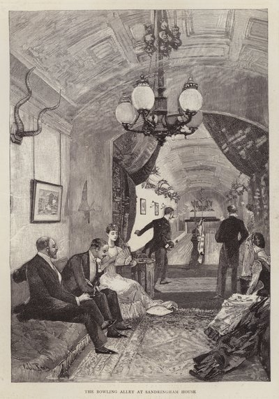 The Bowling Alley at Sandringham House, Norfolk by English School