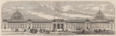 The building for the International Exhibition of 1862 by English School