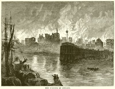 The Burning of Chicago by English School