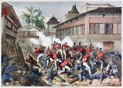 The capture of Canton: Skirmish near the west gate of the city by English School