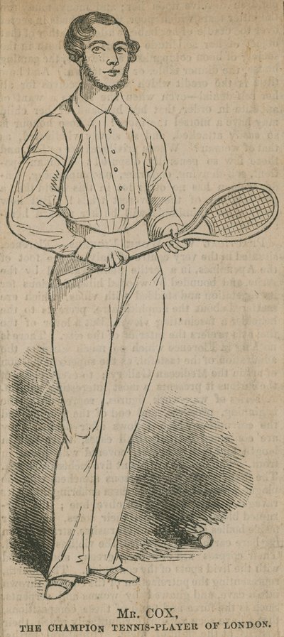The Champion Tennis Player of London by English School