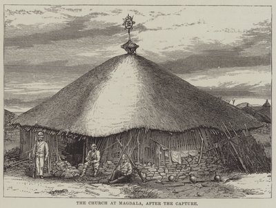 The church at Magdala, after the capture by English School