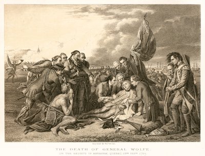 The Death of General Wolfe by English School