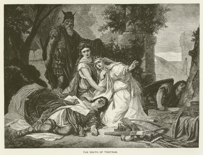 The Death of Tristram by English School