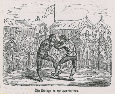 The Doings of the Wrestlers by English School
