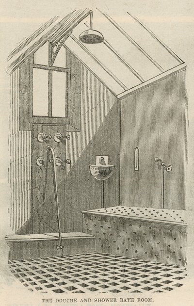 The Douche and Shower Bath Room by English School
