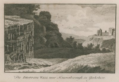 The dropping well near Knaresborough in Yorkshire by English School