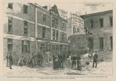 The Dynamite Outrages at the West End of London by English School