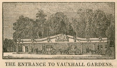 The entrance to Vauxhall Gardens, London by English School