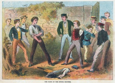 The Fight in the School Grounds by English School