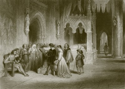 The First Reading of the English Bible by English School
